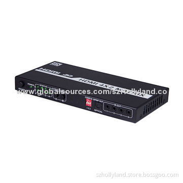 4K HDMI Switcher, 4x2_HDMI 1.4, ARC Function